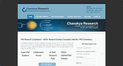 Desktop Screenshot of chanakyaresearch.net